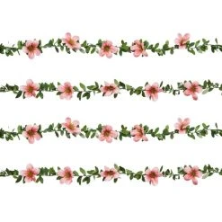 Dunelm Green Leaf And Flower LED String Lights -Lava Lamp Shop 30798513 alt04