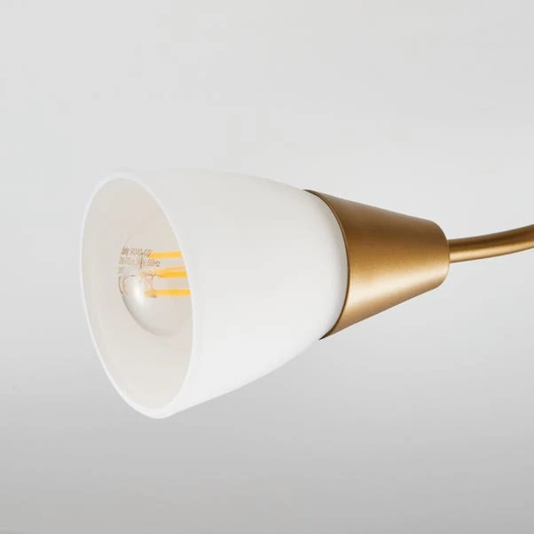 Dunelm Ordway Frosted 3 Light Ceiling Fitting 3 Dunelm Ordway Frosted 3 Light Ceiling Fitting - Image 3