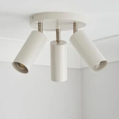 Alternative view of Dunelm Leila 3 Light Semi Flush Ceiling Fitting