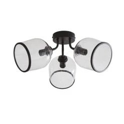 Dunelm Lenny 3 Light Semi Flush Ceiling Fitting -Lava Lamp Shop 30798648 alt04