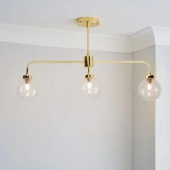 Dunelm Tanner 3 Light Bar Ceiling Fitting