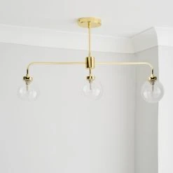 Alternative view of Dunelm Tanner 3 Light Bar Ceiling Fitting