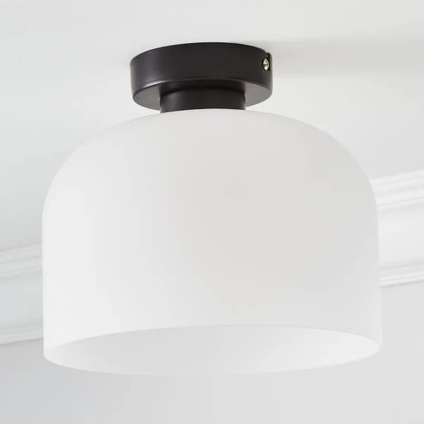 Dunelm Palazzo Frosted Flush Ceiling Fitting 2 Dunelm Palazzo Frosted Flush Ceiling Fitting - Image 2