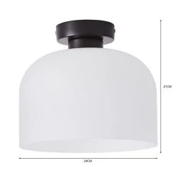 Dunelm Palazzo Frosted Flush Ceiling Fitting 11 Dunelm Palazzo Frosted Flush Ceiling Fitting -Lava Lamp Shop 30798677 alt05