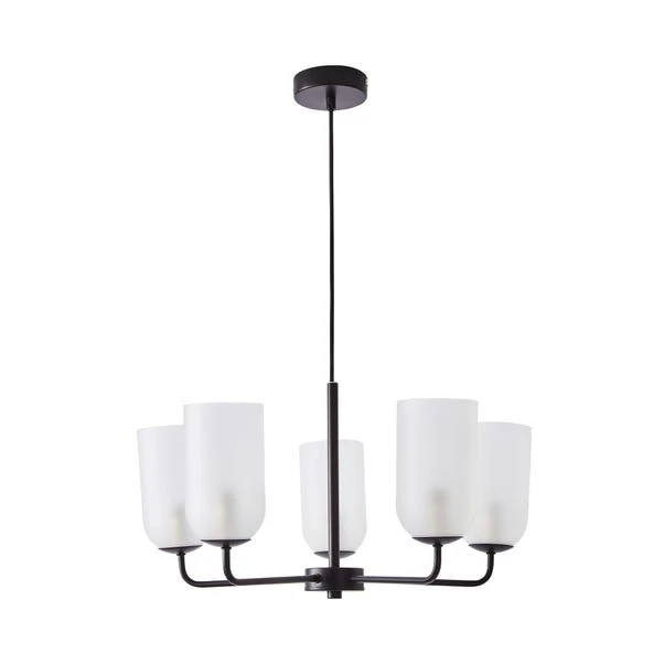 Dunelm Palazzo Frosted 5 Light Chandelier 5 Dunelm Palazzo Frosted 5 Light Chandelier - Image 5