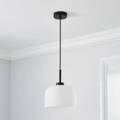 Alternative view of Dunelm Palazzo Frosted Ceiling Pendant