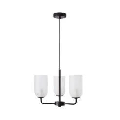 Dunelm Palazzo Frosted 3 Light Chandelier 9 Dunelm Palazzo Frosted 3 Light Chandelier -Lava Lamp Shop 30798684 alt04