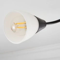 Dunelm Ordway Frosted 3 Light Black Ceiling Fitting 7 Dunelm Ordway Frosted 3 Light Black Ceiling Fitting -Lava Lamp Shop 30802370 alt02