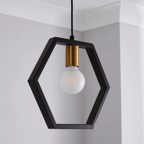 Dunelm Hexa 1 Light Ceiling Fitting 2 Dunelm Hexa 1 Light Ceiling Fitting - Image 2