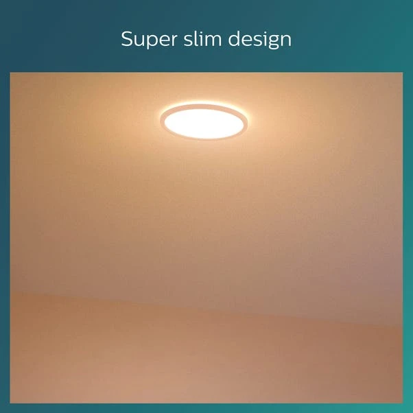 Philips Superslim Integrated LED Ceiling Light, Warm White 6 Philips Superslim Integrated LED Ceiling Light, Warm White - Image 6