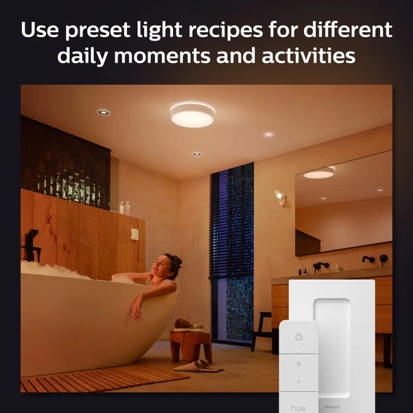 Philips HUE Devere Smart LED Ceiling Light 6 Philips HUE Devere Smart LED Ceiling Light - Image 6