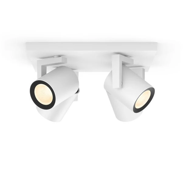 Philips HUE Argenta 4 Light Smart LED Ceiling Spotlight Plate 2 Philips HUE Argenta 4 Light Smart LED Ceiling Spotlight Plate - Image 2