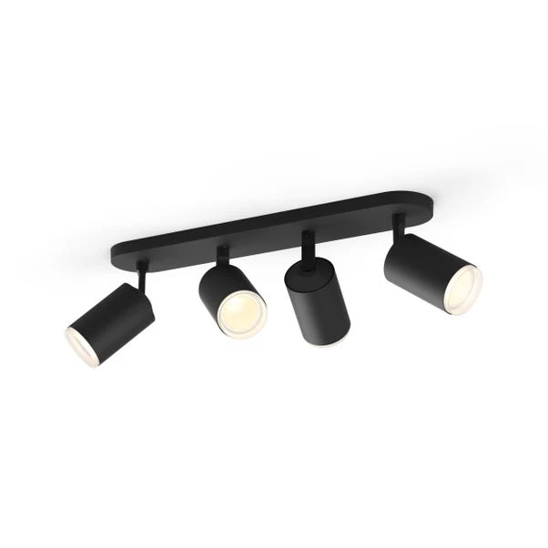 Philips HUE Fugato 4 Light Smart LED Ceiling Spotlight Bar 2 Philips HUE Fugato 4 Light Smart LED Ceiling Spotlight Bar - Image 2